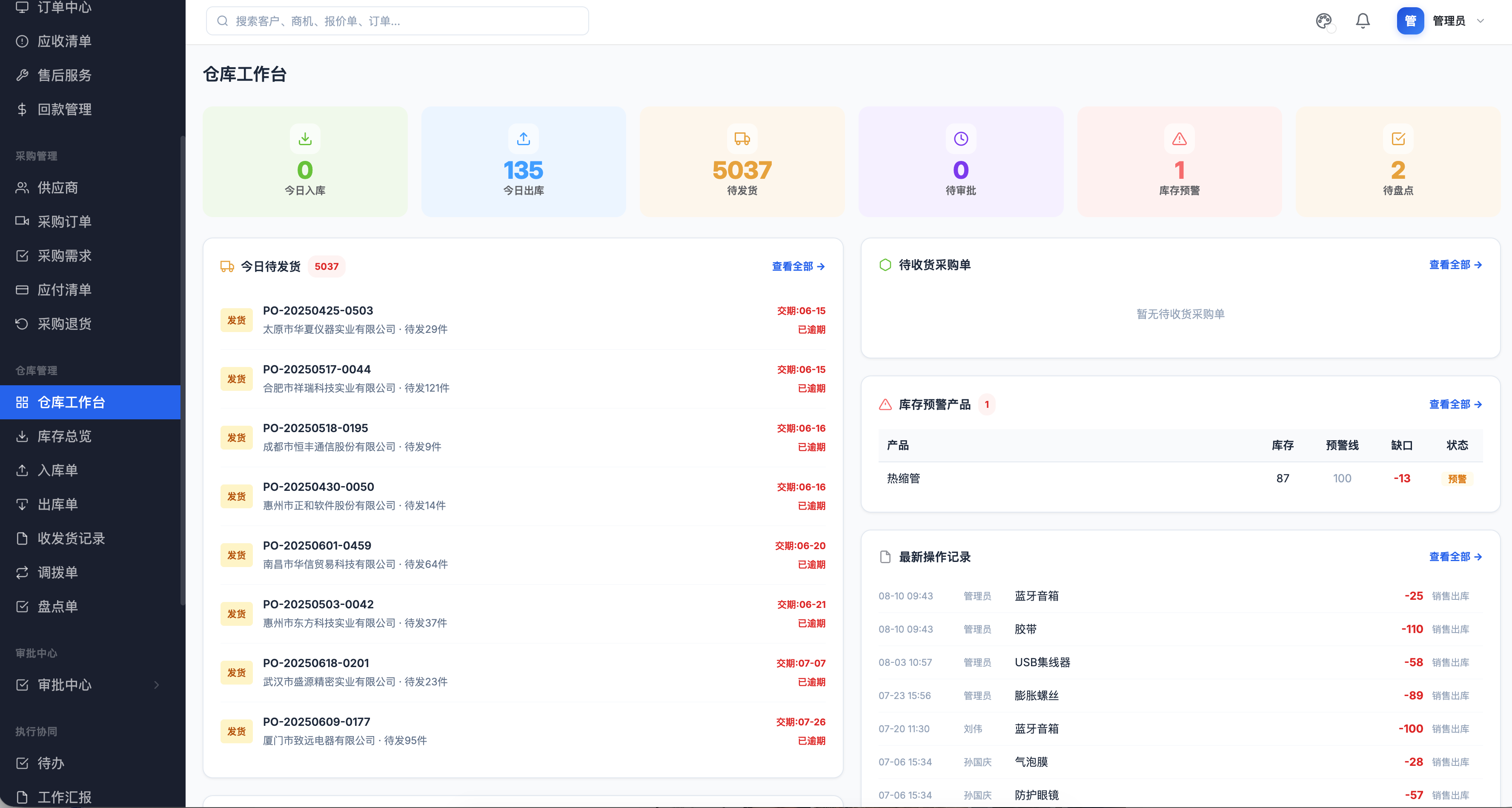 仓库管理